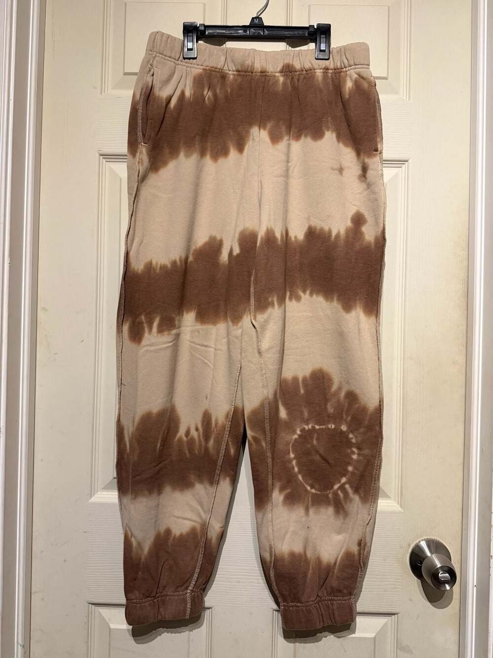 PacSun Jogger Sweatpants Size M Brown Tie-Dye Lounge Pants